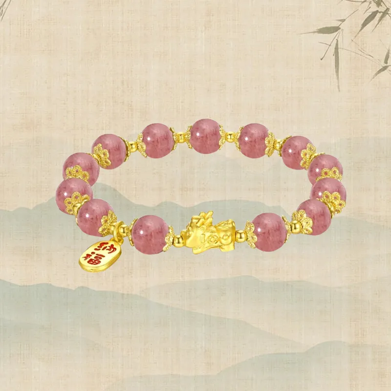 Zheng Tai Fook Gold Bracelet Unisex-2