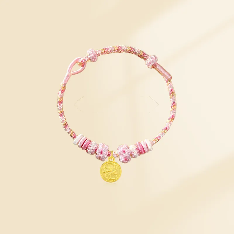 Zheng Tai Fook Gold Bracelet Unisex-5
