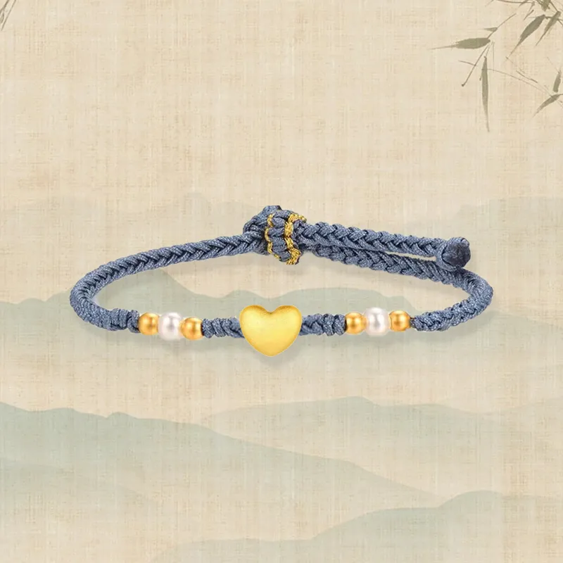 Zheng Tai Fook Gold Bracelet Unisex-1