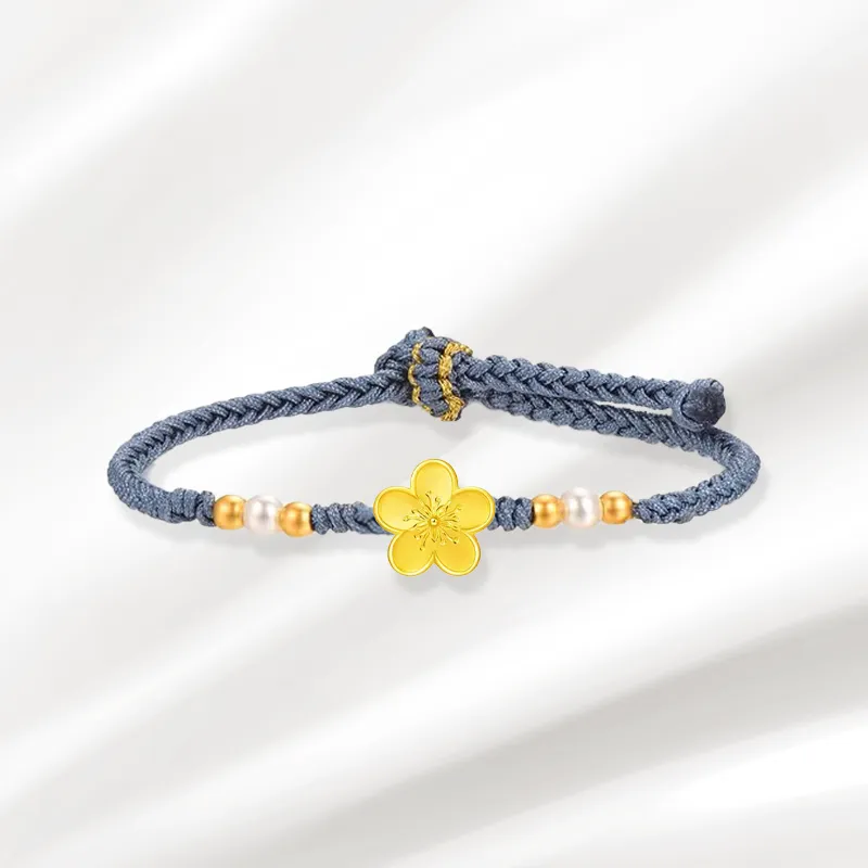 Zheng Tai Fook Gold Bracelet Unisex-1