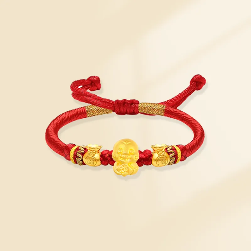 Zheng Tai Fook Gold Bracelet Kids-7
