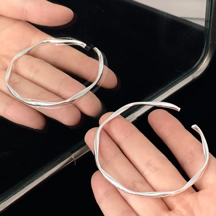 Zheng Tai Fook Alloy Bangles Unisex-1