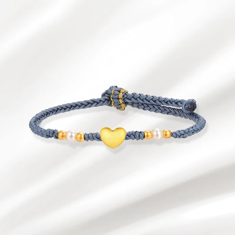 Zheng Tai Fook Gold Bracelet Unisex-2