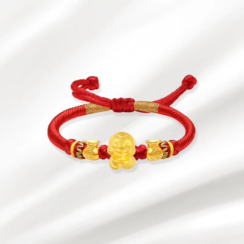 Zheng Tai Fook Gold Bracelet Kids-4