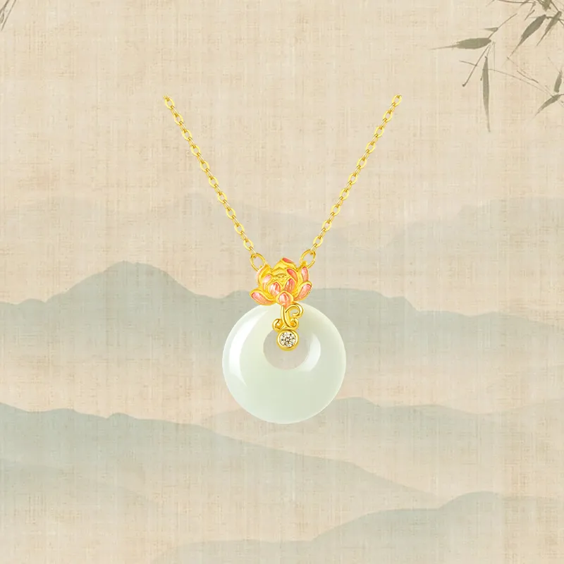 Zheng Tai Fook Chalcedony Necklaces Unisex-2