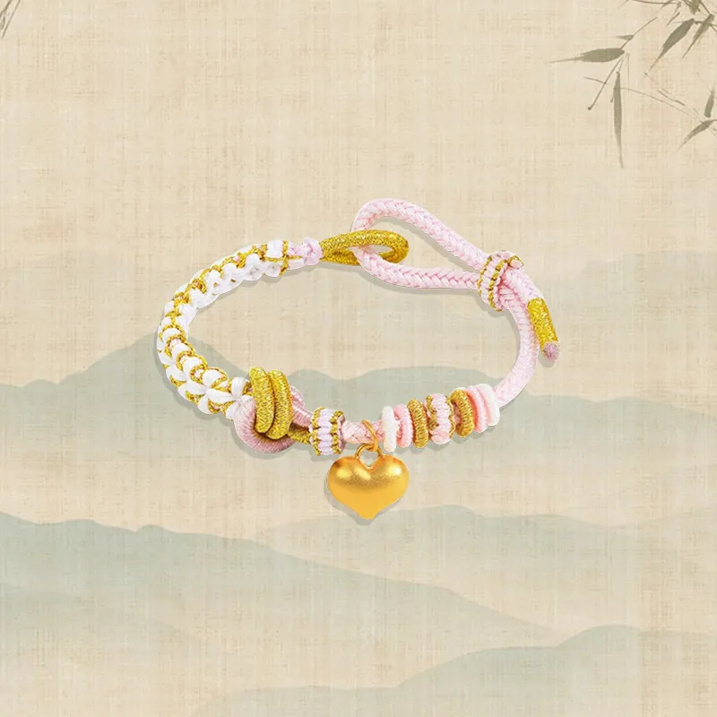 Zheng Tai Fook Gold Bracelet Unisex-3