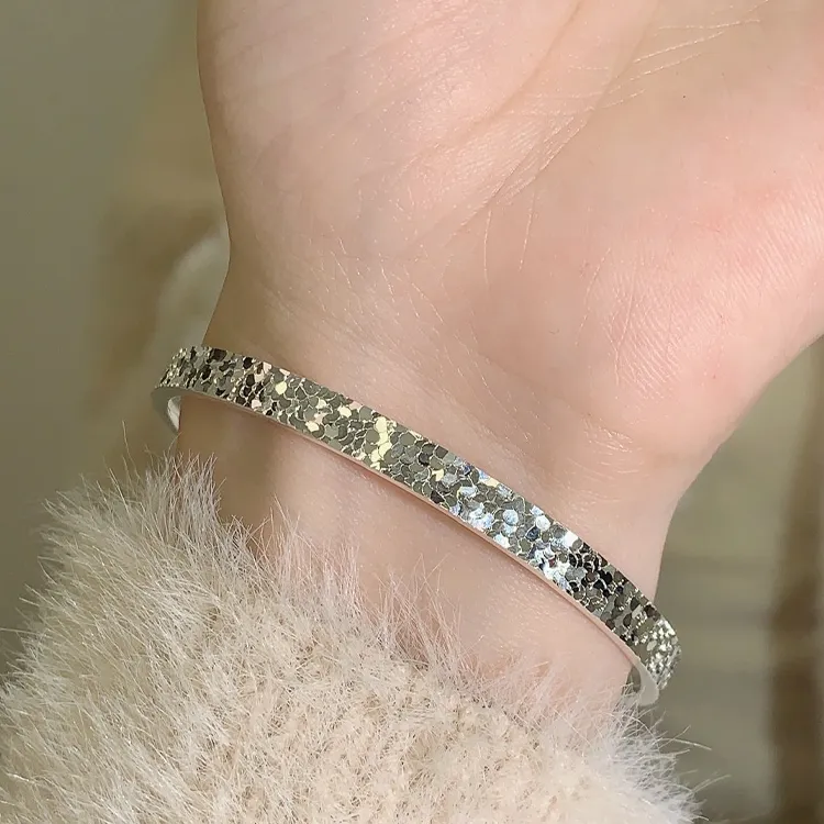 Zheng Tai Fook 999 Fine Silver Bangles Unisex-2