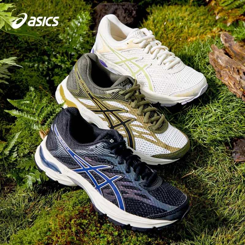Asics Gel Flux 4 Anti Slip Wear Resistant Low Top Kids' Running Shoes Ecru Teenagers-1