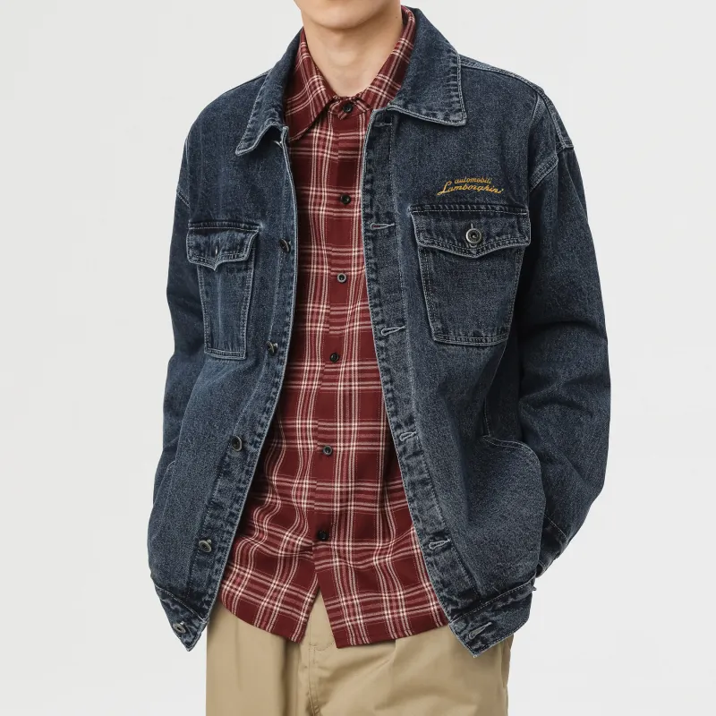 Automobili Lamborghini Denim Jacket Unisex-3