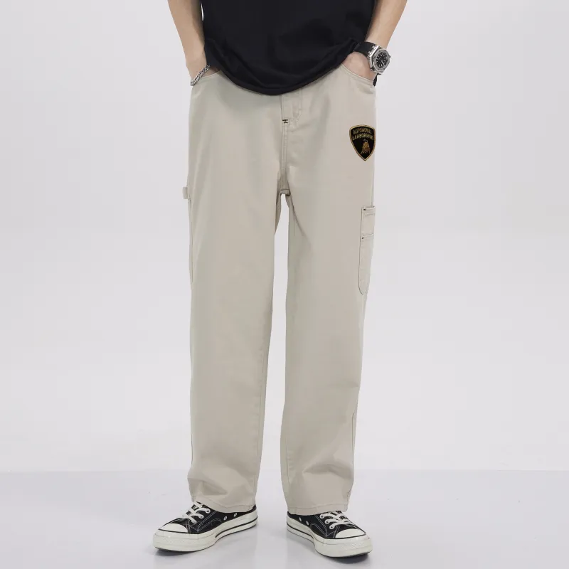 Automobili Lamborghini Jeans Unisex Apricot-2