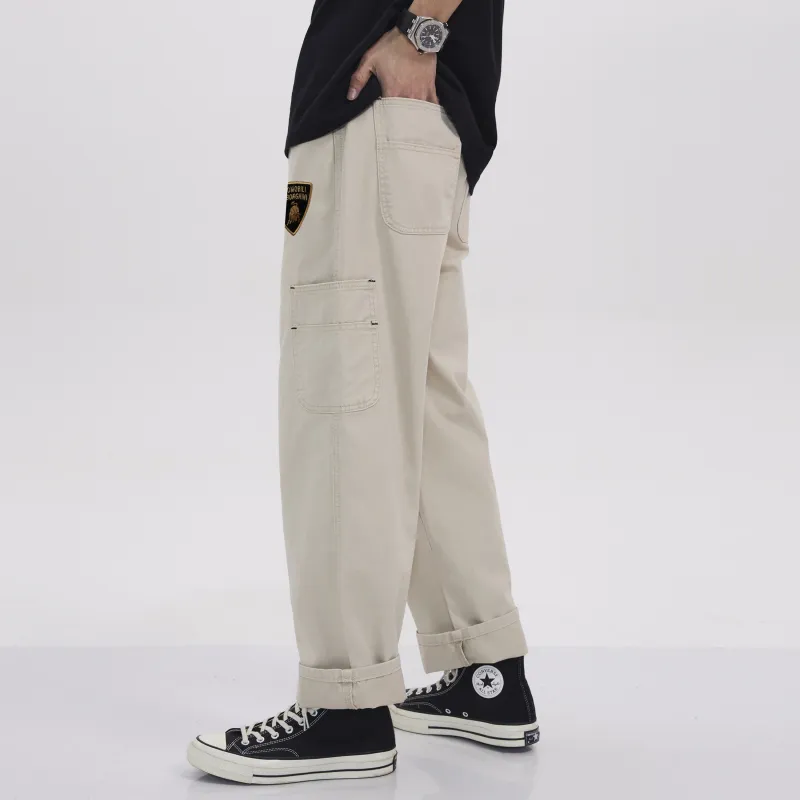 Automobili Lamborghini Jeans Unisex Apricot-3