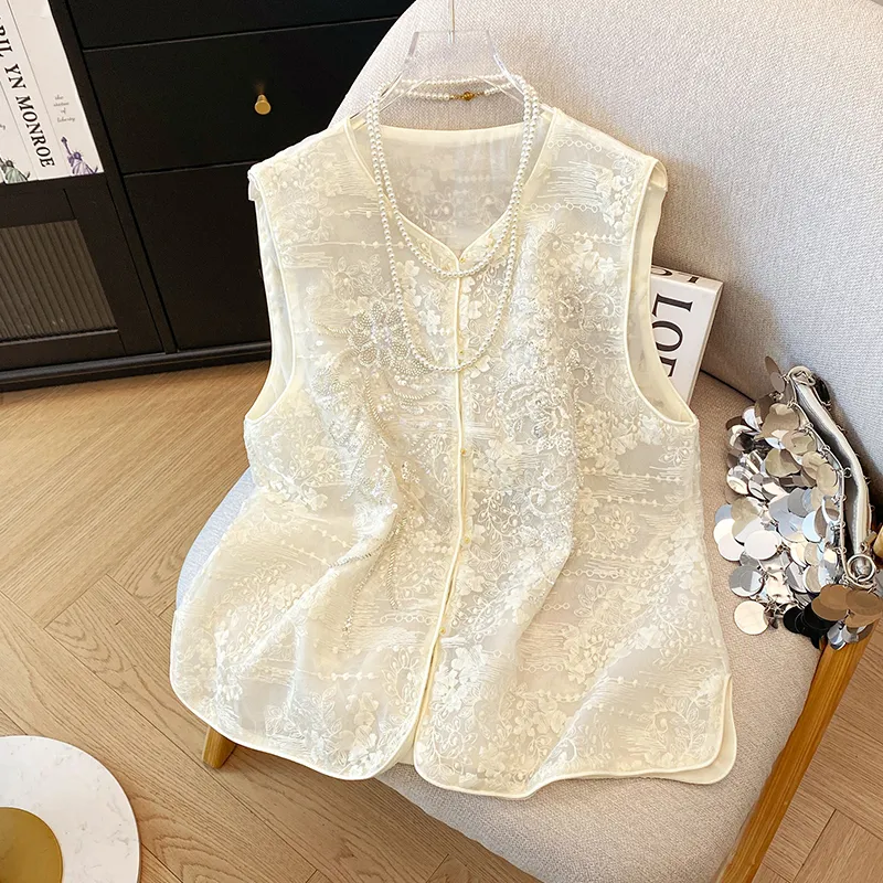 SONDR Vests Women's Apricot-2