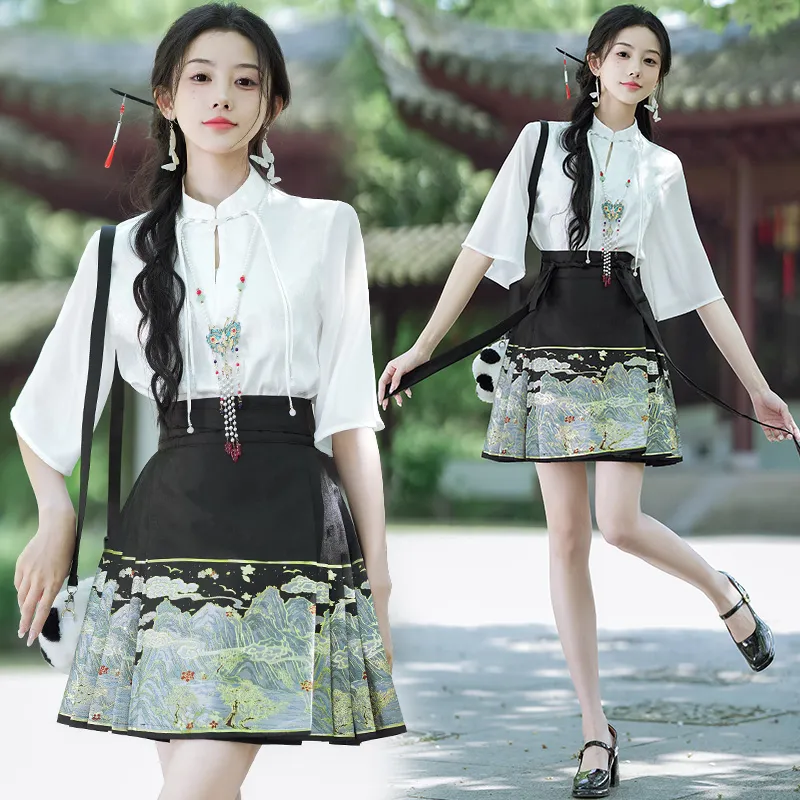 SONDR Casual Short Skirts Women's Knitted Gold Mamianqun-4