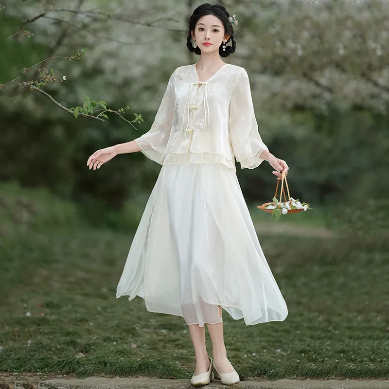 SONDR Skirt Set Women's Apricot-3
