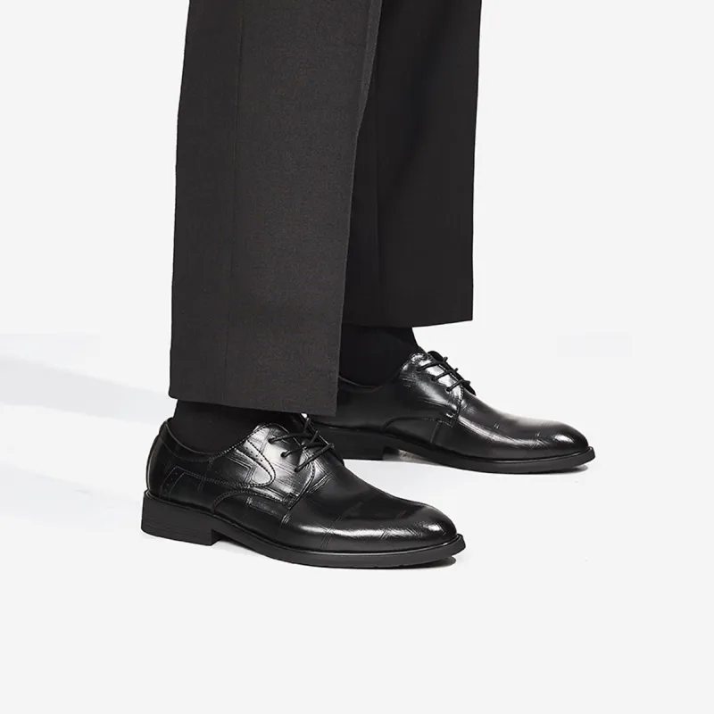 FAIRWHALE Dress Shoes Men's Black-8