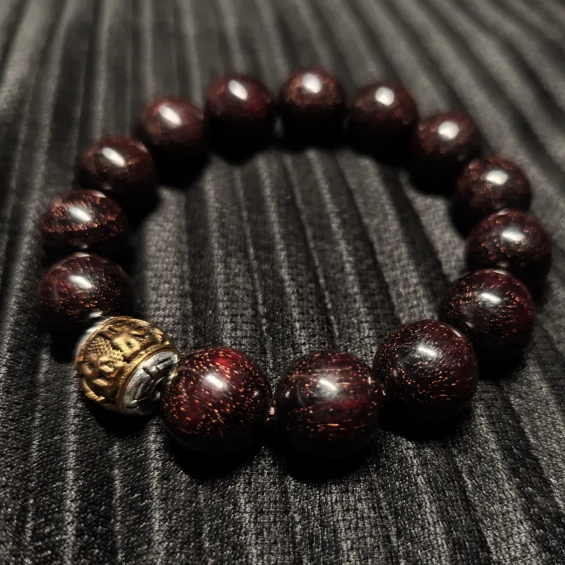 Guansha Pterocarpus Bracelets Unisex-2