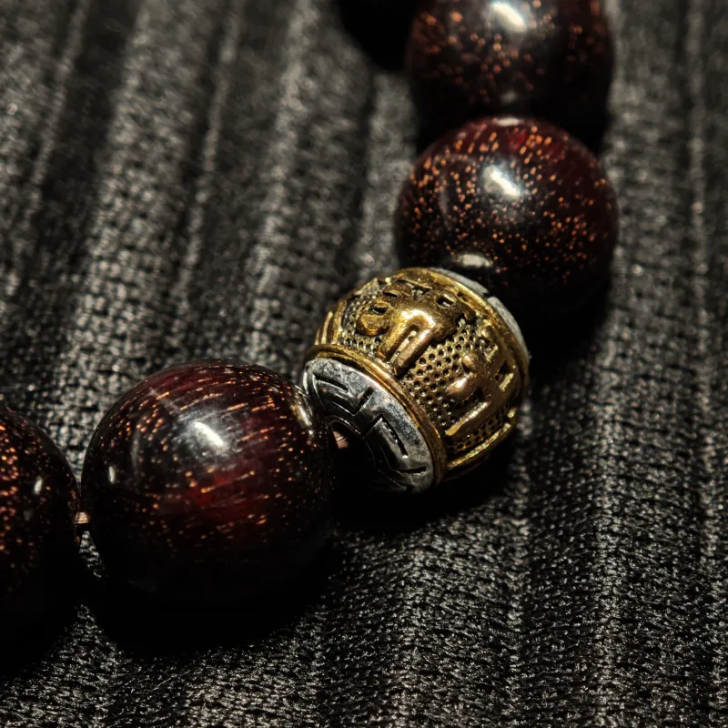 Guansha Pterocarpus Bracelets Unisex-3