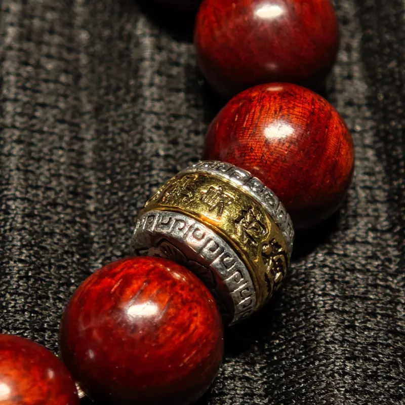 Guansha Pterocarpus Bracelets Unisex-3