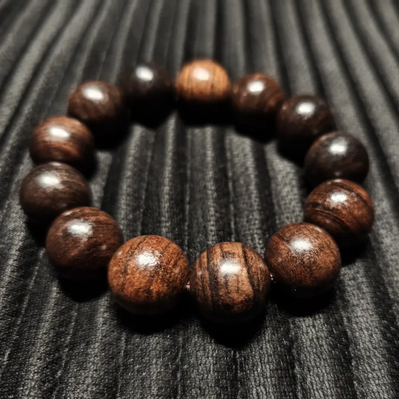 Guansha Golden Sandalwood Bracelets Unisex-2