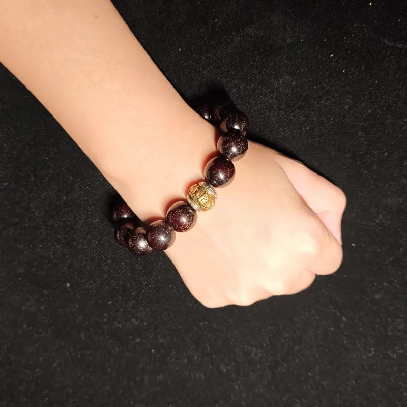 Guansha Pterocarpus Bracelets Unisex-4