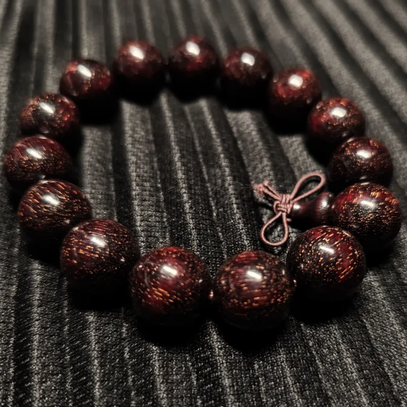 Guansha Pterocarpus Bracelets Unisex-2