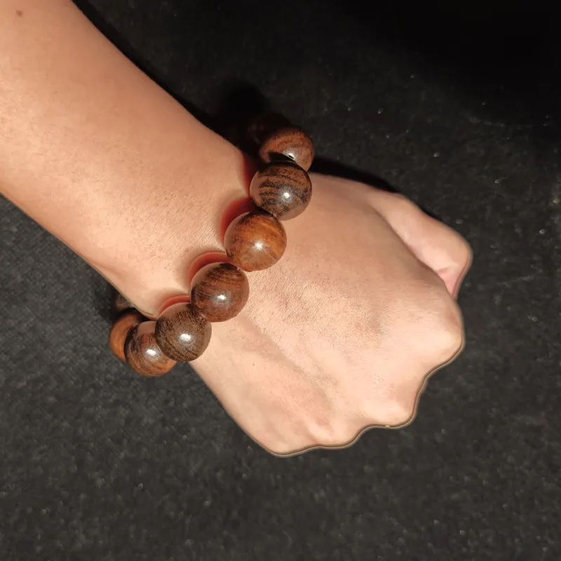 Guansha Golden Sandalwood Bracelets Unisex-4