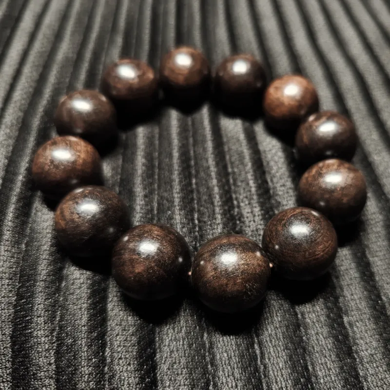 Guansha Golden Sandalwood Bracelets Unisex-2