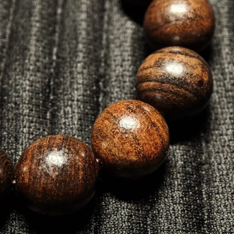 Guansha Golden Sandalwood Bracelets Unisex-3