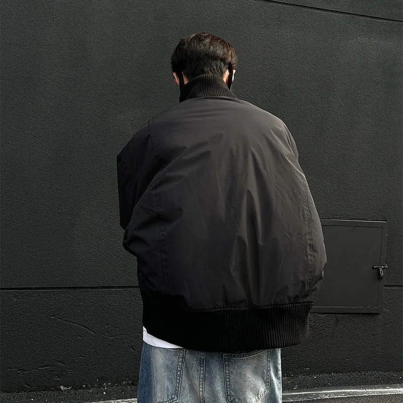 ROSECREED Puffer Jacket Unisex Black-4
