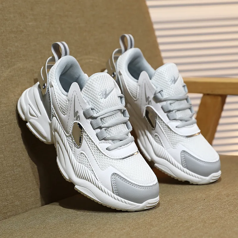 DOUBLE STAR 88 Anti Slip And Wear Resistant Breathable Low Top Chunky Sneakers Women's-21