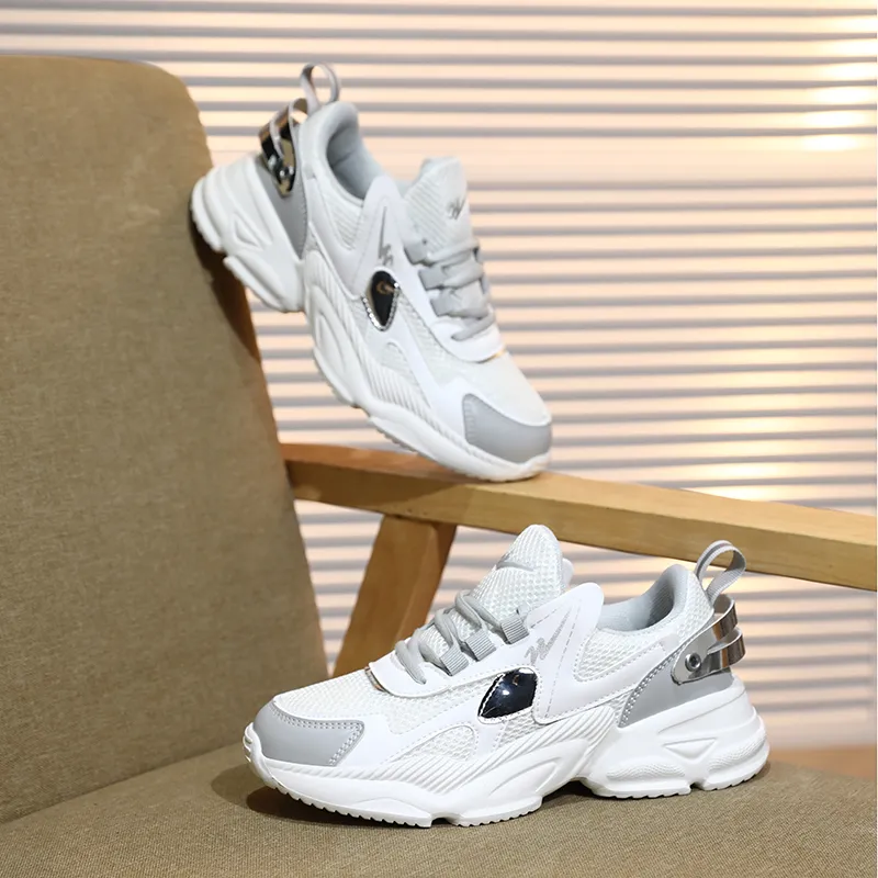 DOUBLE STAR 88 Anti Slip And Wear Resistant Breathable Low Top Chunky Sneakers Women's-19