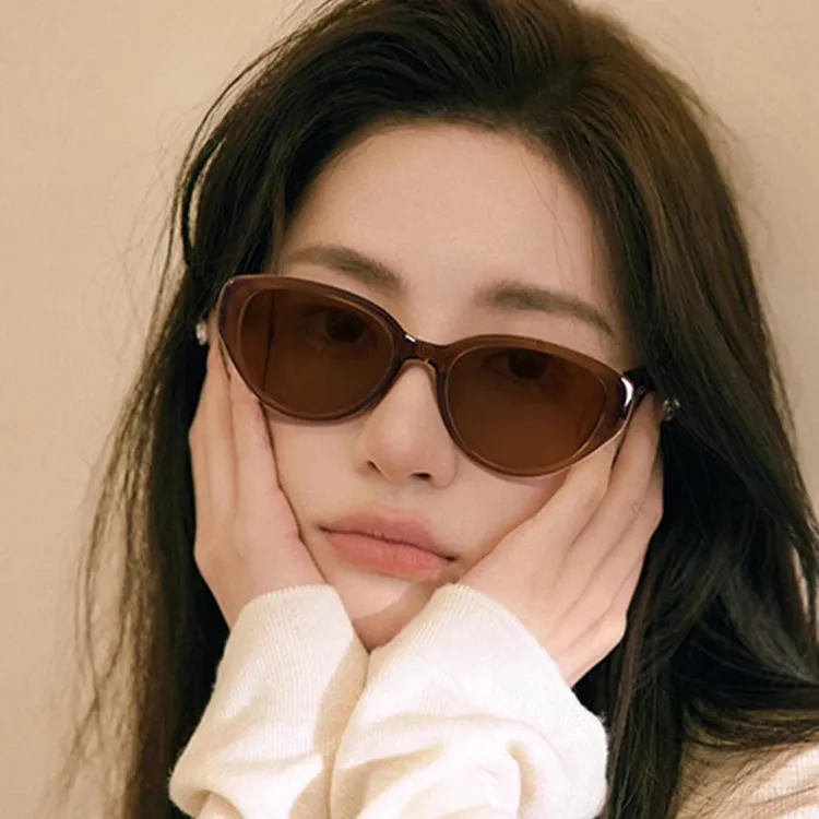 PARMU TR/Memory Plastic Cat Eye Sunglasses Unisex-1
