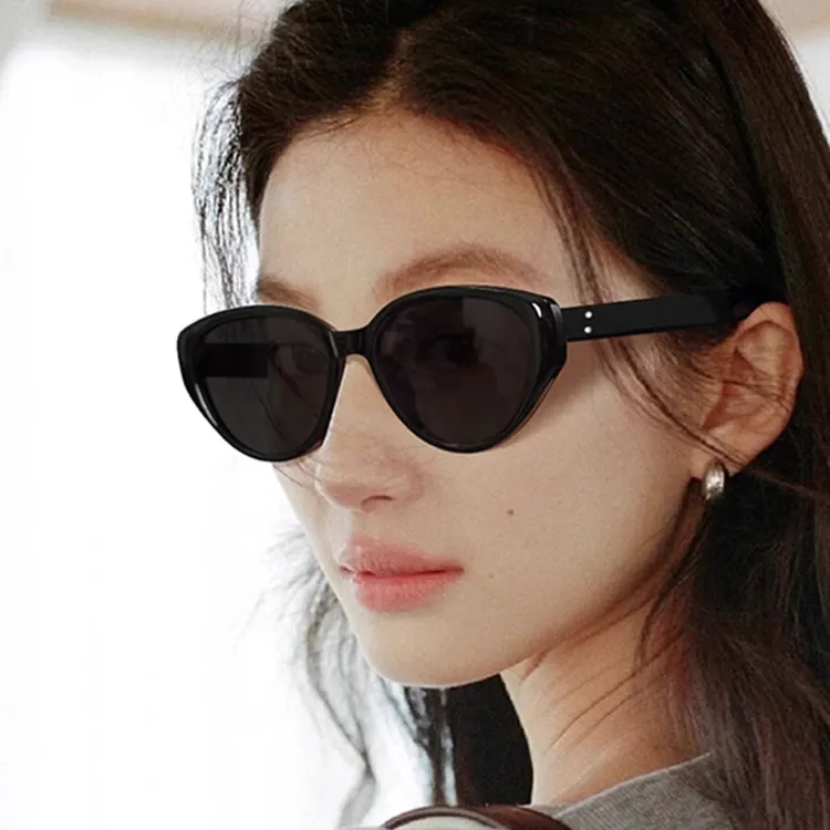 PARMU TR/Memory Plastic Cat Eye Sunglasses Unisex-3