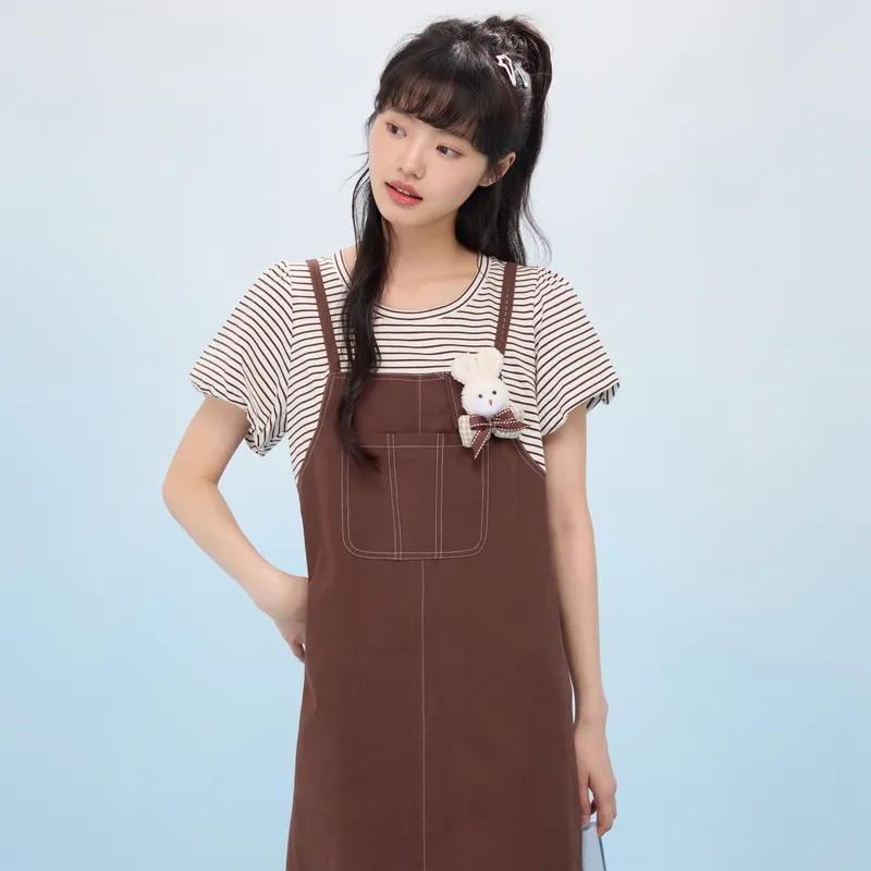 ZIHAN Short Sleeved Dress Women's-4