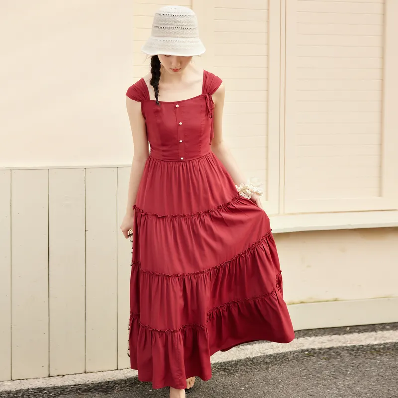 ZIHAN Slip Dresses Women's-14