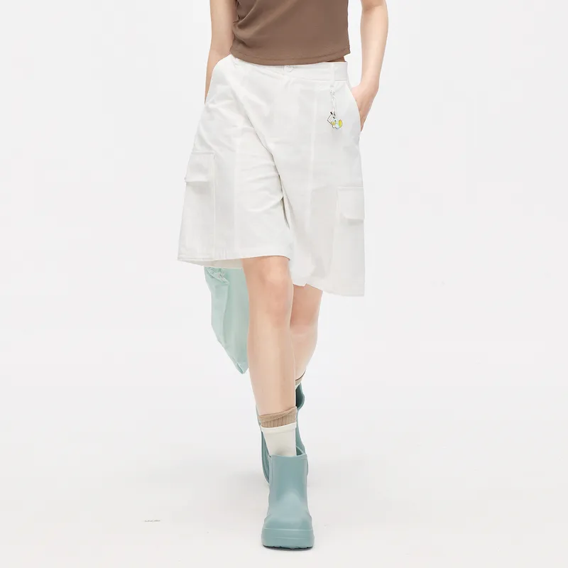 ZIHAN Cargo Shorts Women's White-2