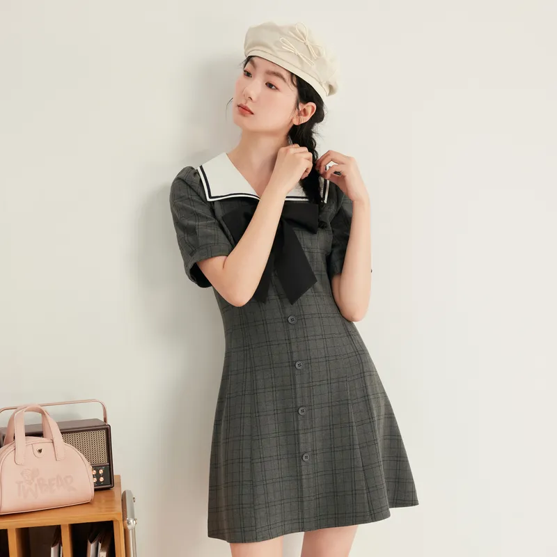 ZIHAN Short Sleeved Dress Women's-8