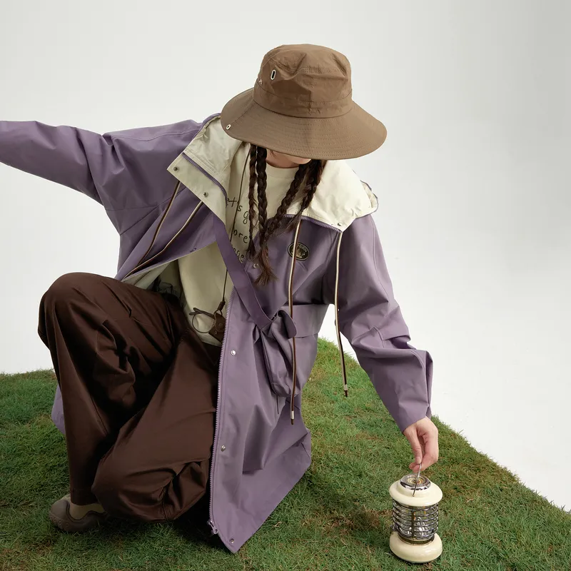 ZIHAN Trench Coats Women's-2