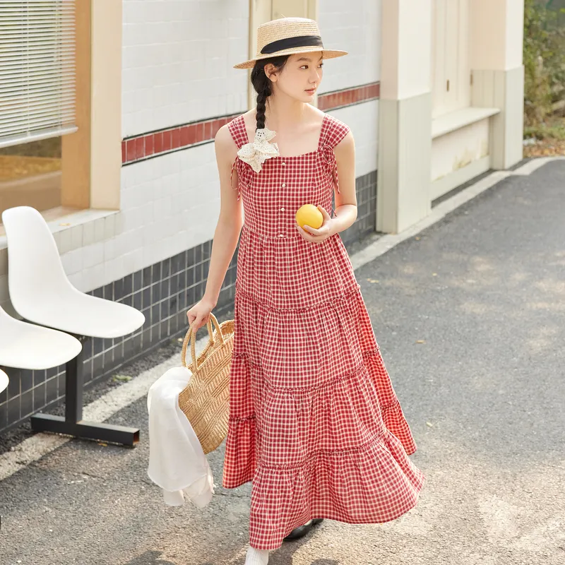 ZIHAN Slip Dresses Women's-8