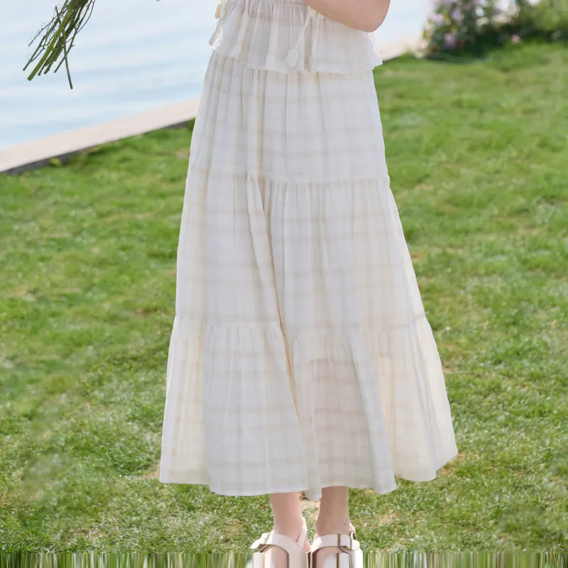 ZIHAN Casual Long Skirt Women's-4