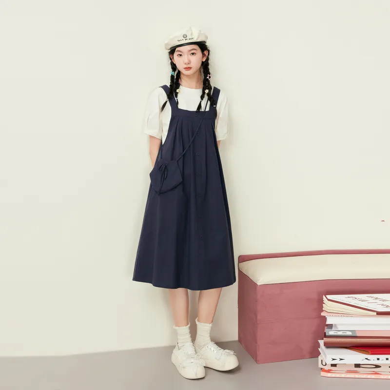 ZIHAN Skirt Set Women's Deep Navy Blue-2