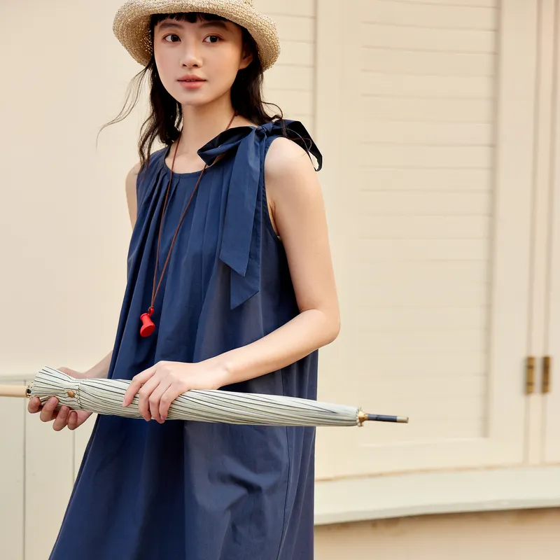 ZIHAN Sleeveless Dresses Women's-1