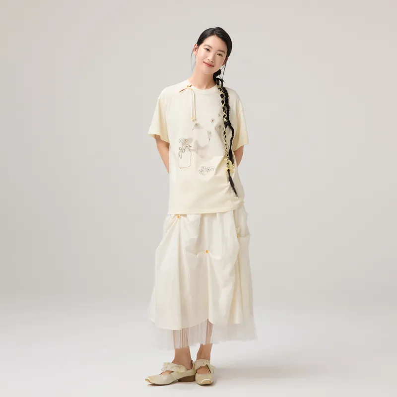 ZIHAN Casual Long Skirt Women's-4