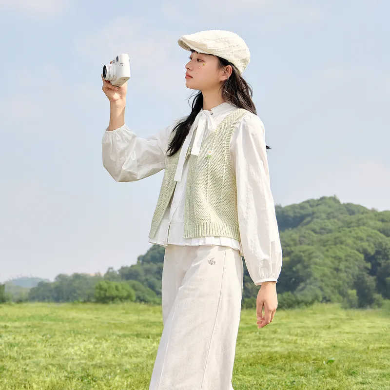 ZIHAN Casual Suit Women's White-4