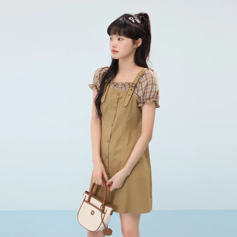 ZIHAN Short Sleeved Dress Women's-4