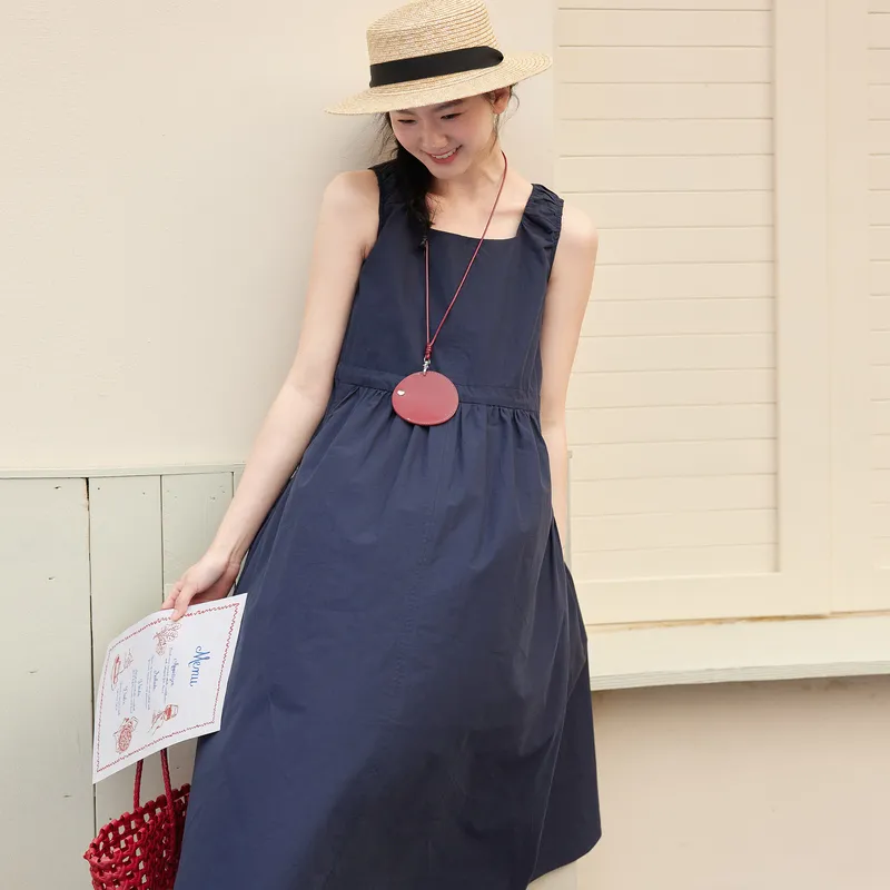 ZIHAN Sleeveless Dresses Women's-1