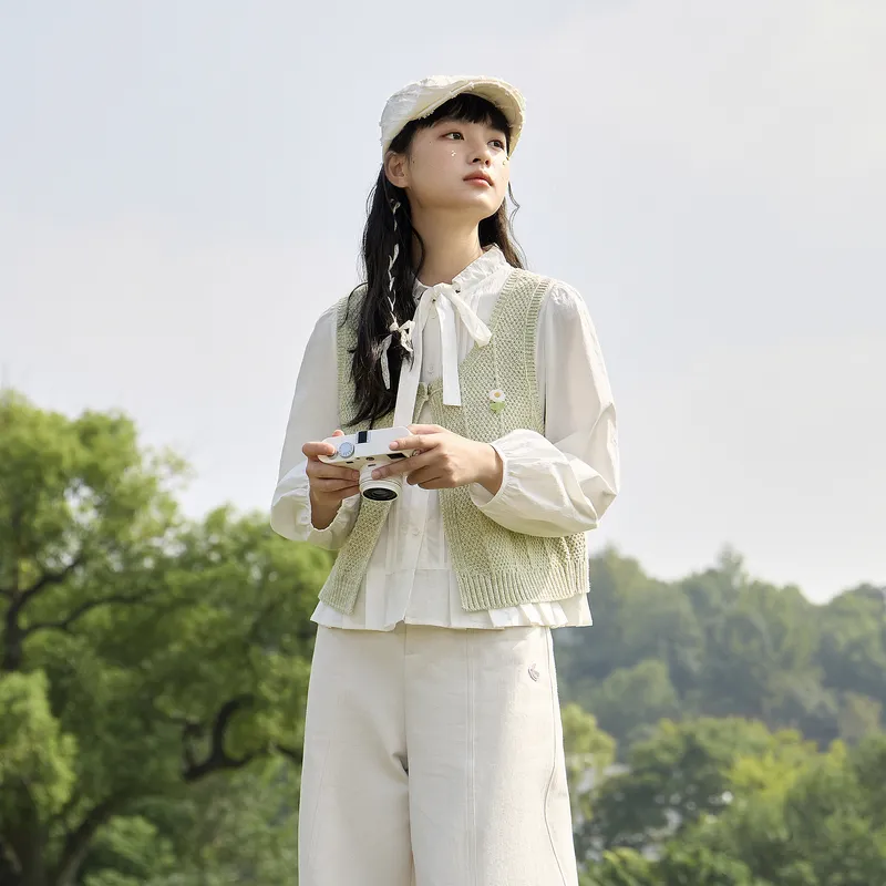 ZIHAN Casual Suit Women's White-3