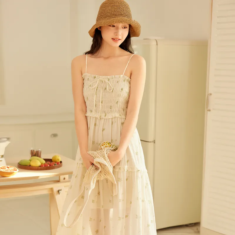 ZIHAN Slip Dresses Women's-2