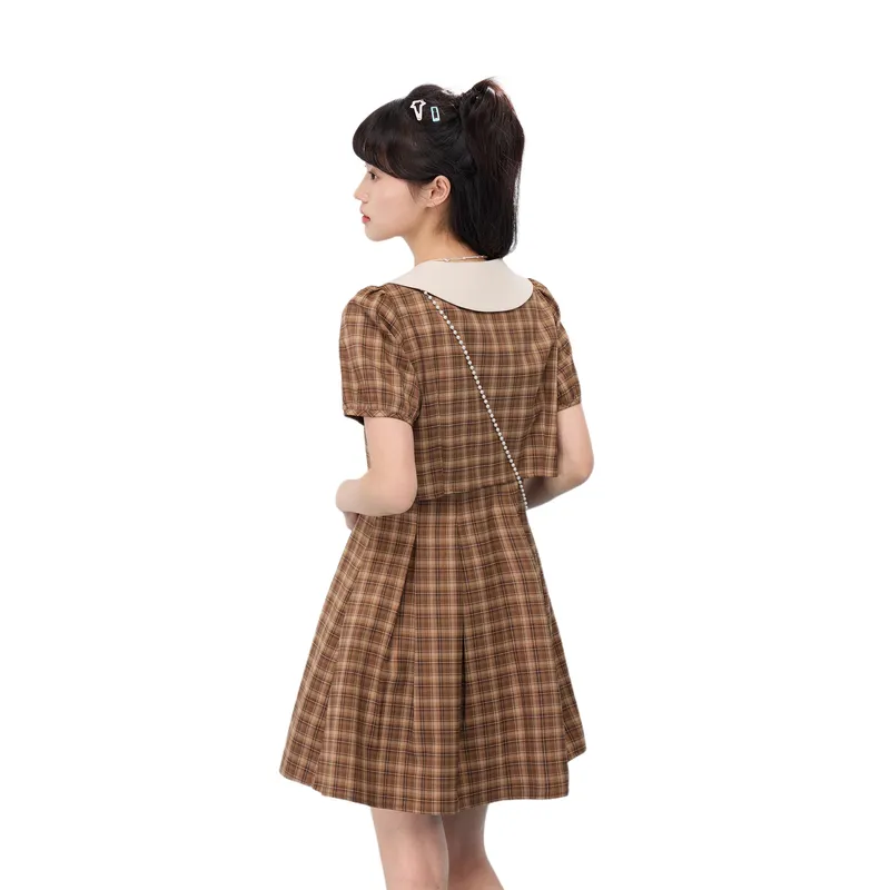 ZIHAN Short Sleeved Dress Women's-6