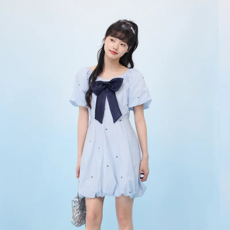 ZIHAN Short Sleeved Dress Women's-2